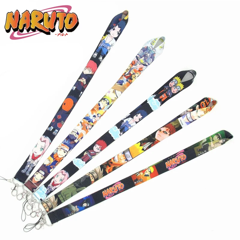 Брелок для ключей с аниме Акацуки шнурок ID бейджем аксессуары косплея Sasuke Kakashi |