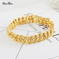 wholesale 18k gold friendship bracelets double layer fashion exquisite bracelet wedding jewelry designer charm bracelets
