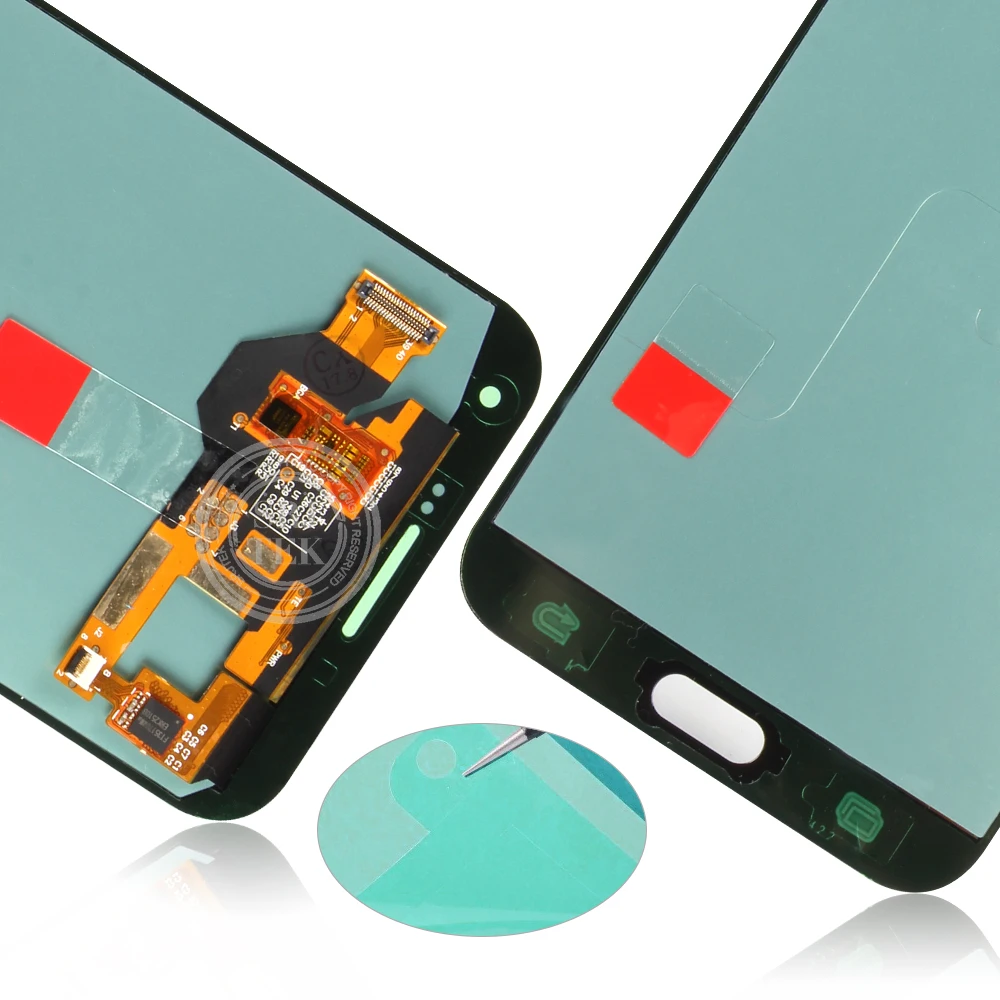 100% супер AMOLED ЖК дисплей для Samsung Galaxy E7 E700 E700F E7000 E7009 сенсорный экран дигитайзер в