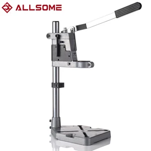 allsome electric drill bracket 400mm drilling holder grinder rack stand clamp bench press stand clamp grinder for woodworking free global shipping