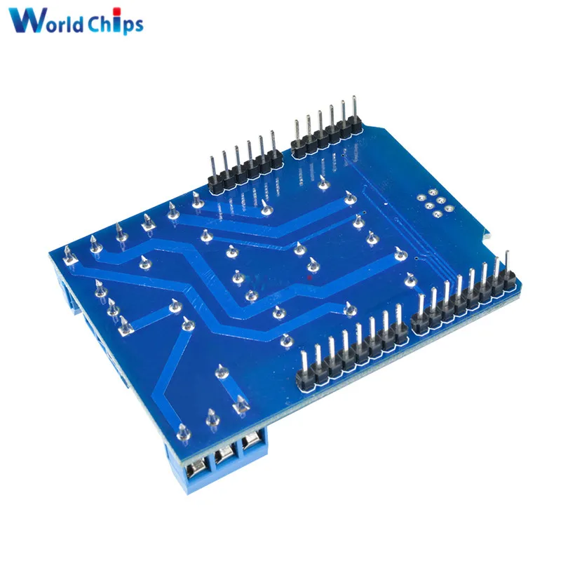 Расширительная плата с 4-канальным реле 5 В с индикатором LED для Arduino R3 One on, щит версии 2.0.