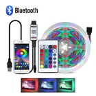 Светодиодный контроллер Bluetooth Strip1m2m3m4m5m RGB светодиодный светильник сценический светильник s Рождественский Декор ТВ ПОДСВЕТКА светильник Диодная Лента USB неоновая лампа в полоску