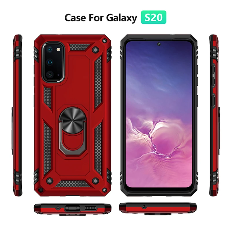 Жесткий защитный чехол с защитой от падения для Samsung Galaxy S20 A91 A81 A71 A51 A70 A50 S10 S9 S8 J7 J5