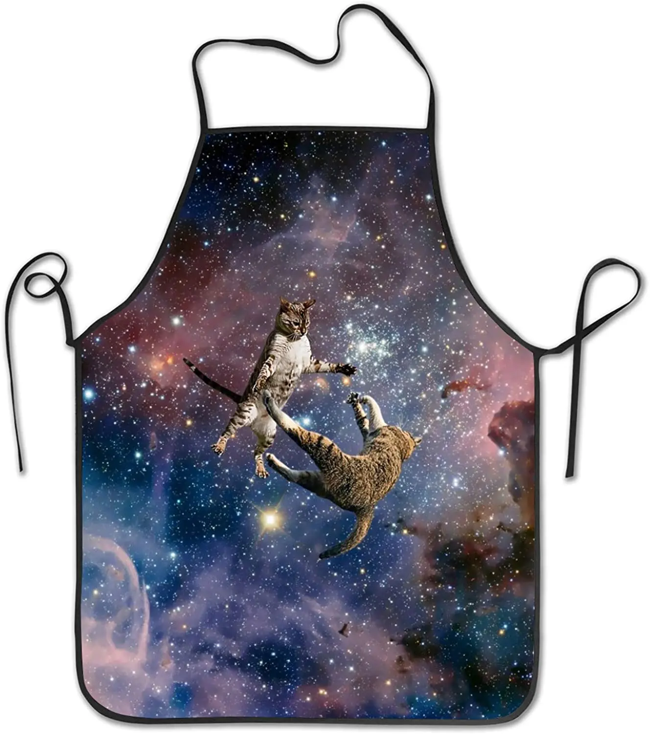 

Cartoon Flying Pig with Wings Kitchen Apron home chef Bib with for Cooking Gardening Adult Size Unisex Pink Blue