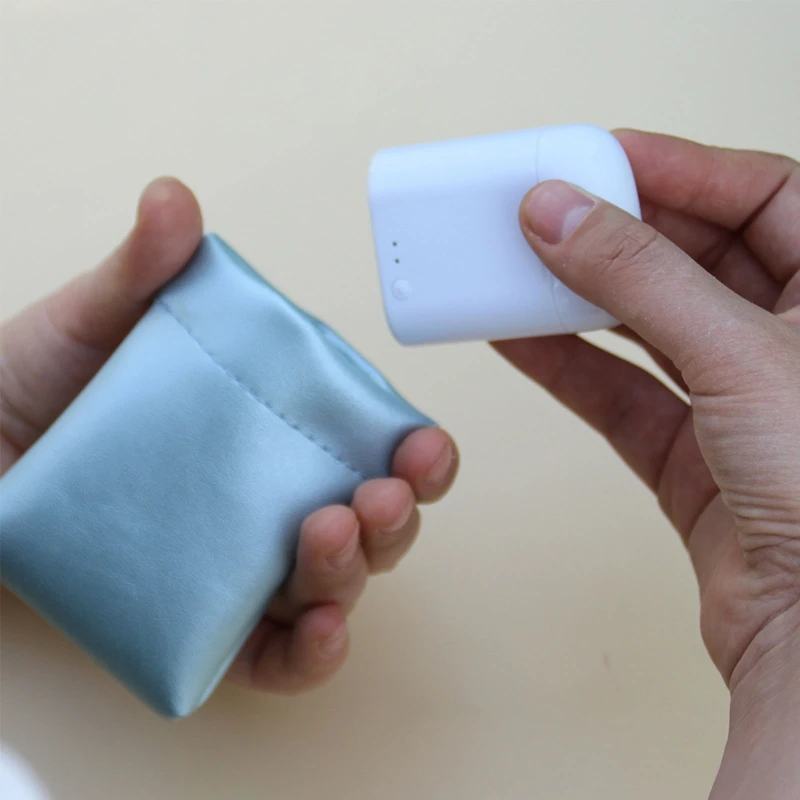 

Mini Portable PU Leather Earphone Bag Headphone Storage Mini Earbuds Protective Package Case For Cable