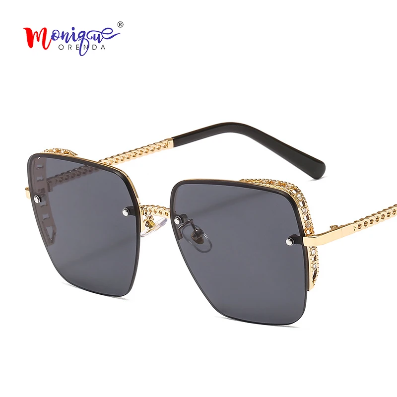 Модные квадратные солнцезащитные очки для женщин брендовые дизайнерские