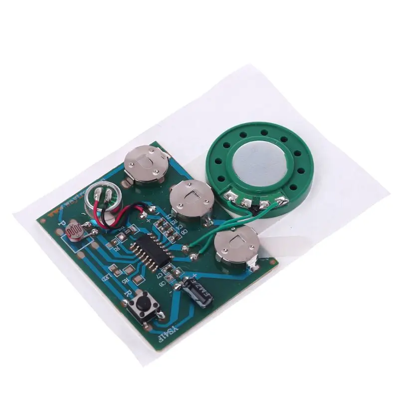 

30S Photosensitive Voice Music Recordable Recorder Board for Greeting Card DIY W3JB