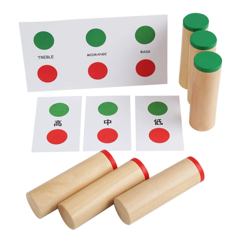 

1Set Wooden Sound Matching Game Toy Interactive Toys Montessori Educational Baby Toddler Sensory Hearing Education Toy