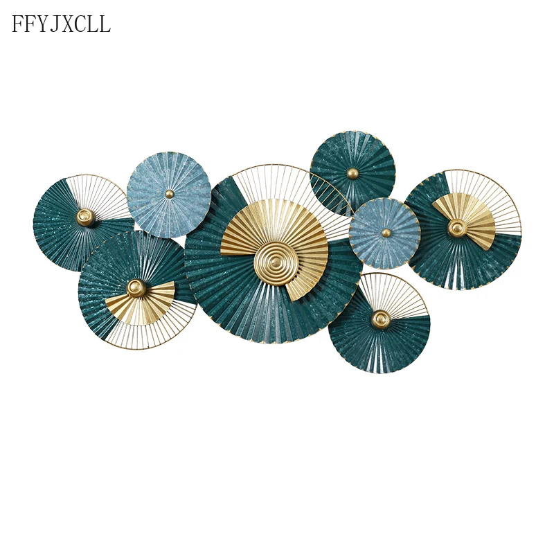 

NEW CHINESE 3D LIVING ROOM WALL DECORATION SOFA BACKGROUND WALL PENDANT CREATIVE SIMPLE METAL LIGHT LUXURY HOME DECORATION