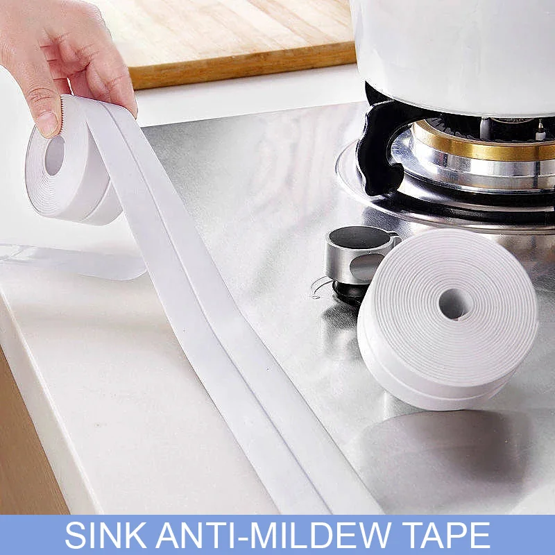 

Caulk Strip Sealant Tape for Bathtub Self Adhesive Sealing Tapes For Kitchen Countertop Bathroom Shower Toilet Sink Wall Corner