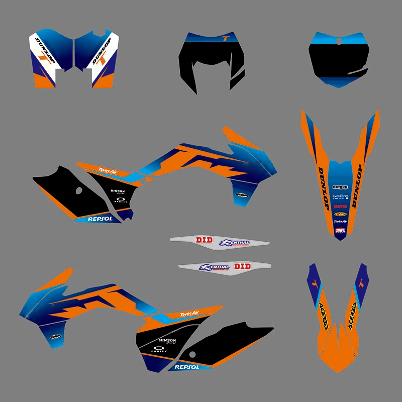 

3M Decal Sticker For KTM 125 250 350 450 EXC EXC-F XCW XCF-W 2014 2015 2016