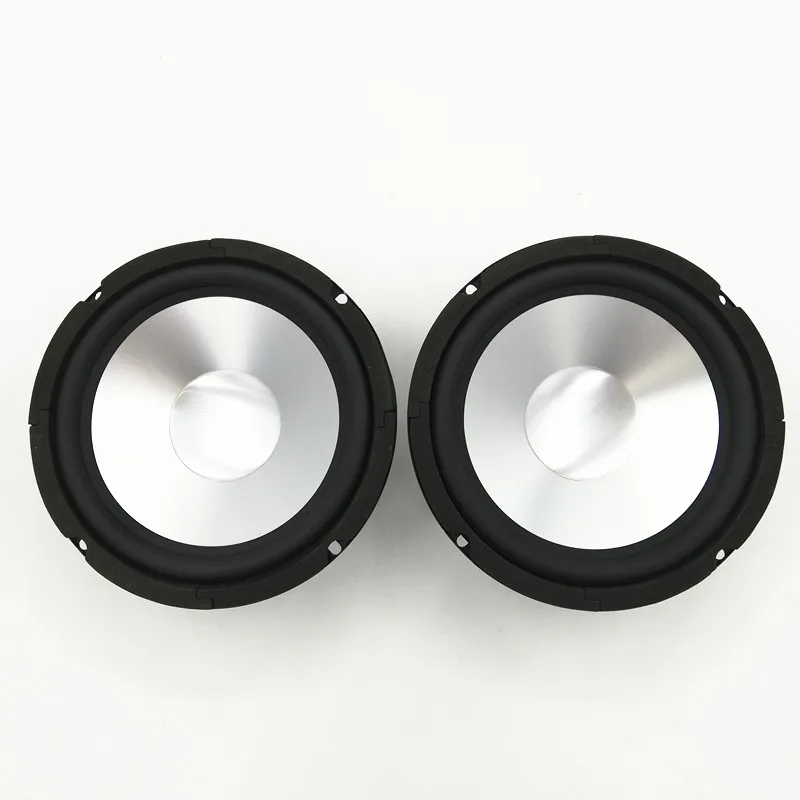 2pcs High Quality 6.5 Inch 165mm 300W 4 Ohm Rubber Side Silver Aluminium Basin Car Audio System Mid-range Speaker Wholesale 2pcs High Quality 6.5 Inch 165mm 300W 4 Ohm Rubber Side Silver Aluminium Basin Car Audio System Mid-range Speaker Wholesale