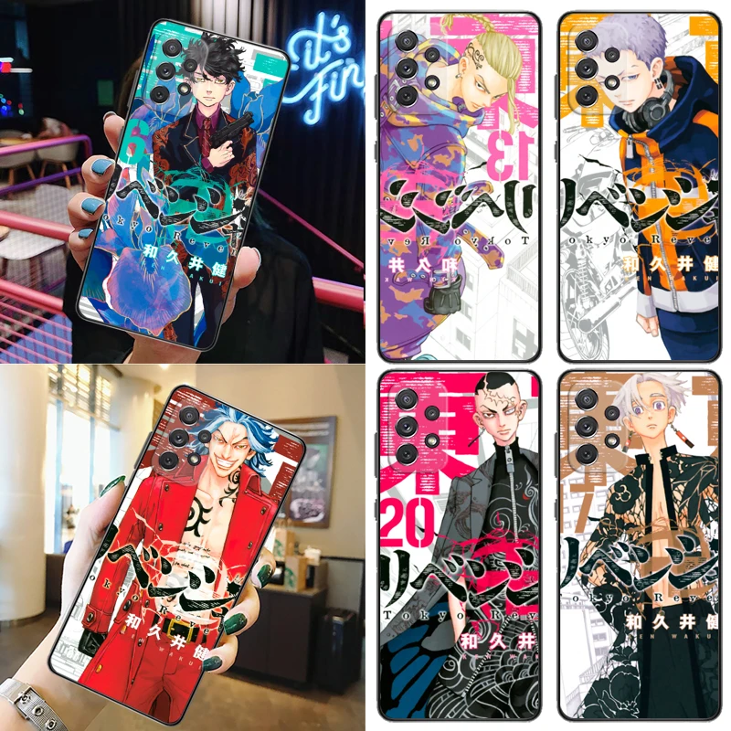 

Tokyo Revengers Atsushi Takemichi Hinata Takemichi Hanagaki Phone Case For Samsung Galaxy A52 A72 5G 4G Funda Carcasa Cases