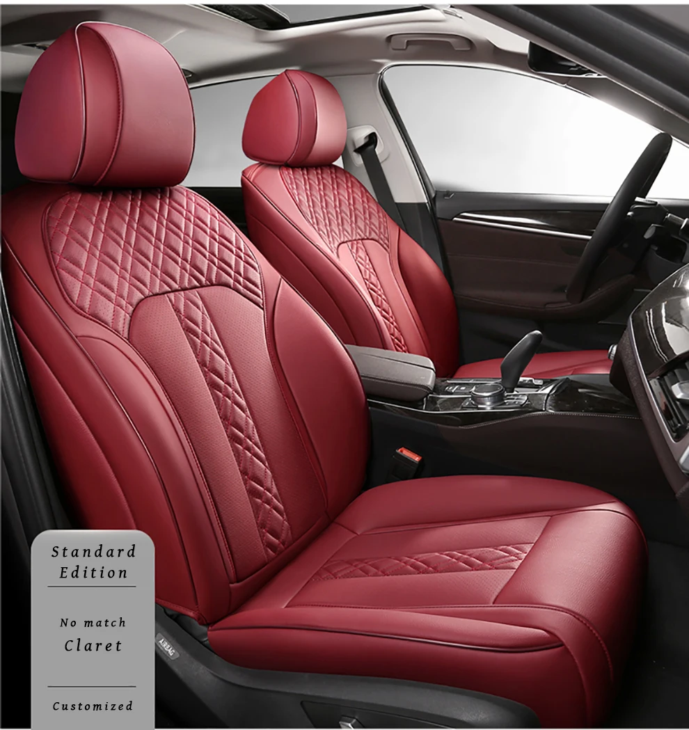 

Genuine Leather Car seat covers For volvo xc90 s60 v40 c30 s80 s40 v50 v60 v70 xc40 V90 accessories