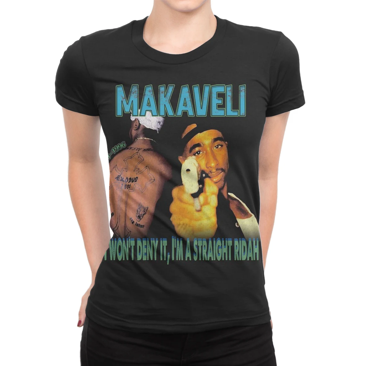 

Jay Z Hiphop Women's T-Shirts 90s Retro 2pac Cool Oversized Short Sleeve Streetwear Tops Summer Quick Dry Compression T-Shirts