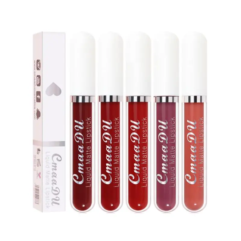 1 шт. бархатный матовый Блестящий Блеск для губ | Красота и здоровье