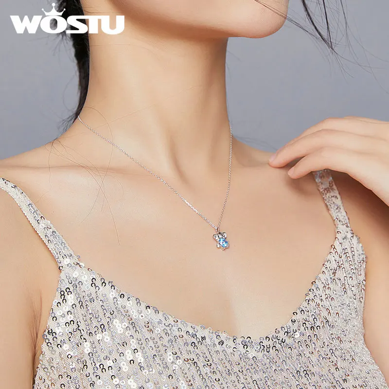 Женское ожерелье из серебра 925 пробы с кулоном в виде слона | Украшения и