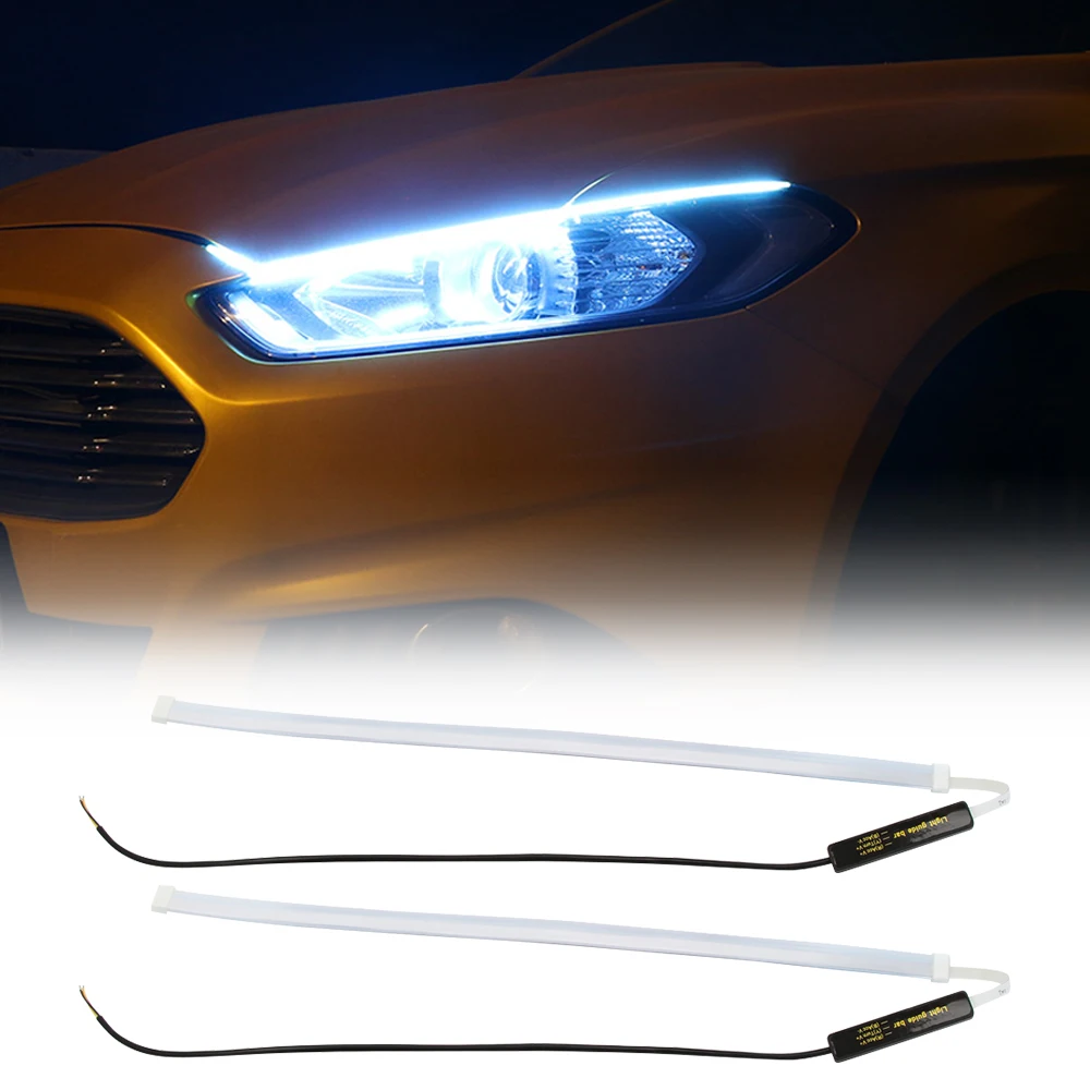 Автомобильный светодиодный ультралегкий дневный ходовой светильник DRL для Citroen C4