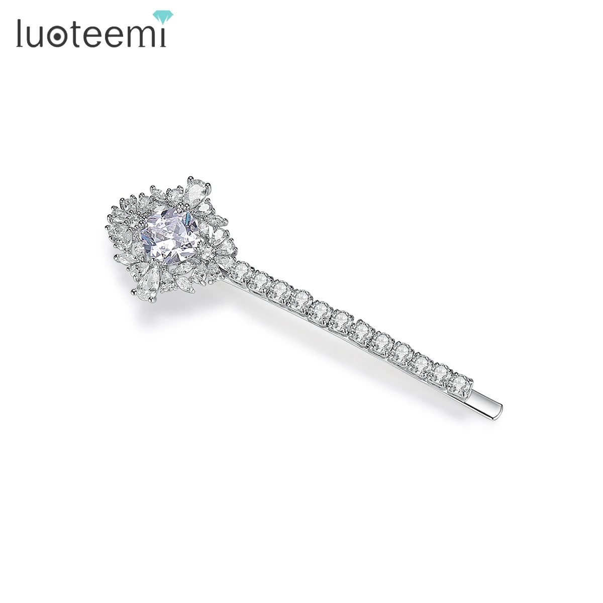 

LUOTEEMI Korean Fashion Crab Hair Clips Accessories for Girl Children Cute Crystals Hair Pins Wedding Bride Hair Decoration