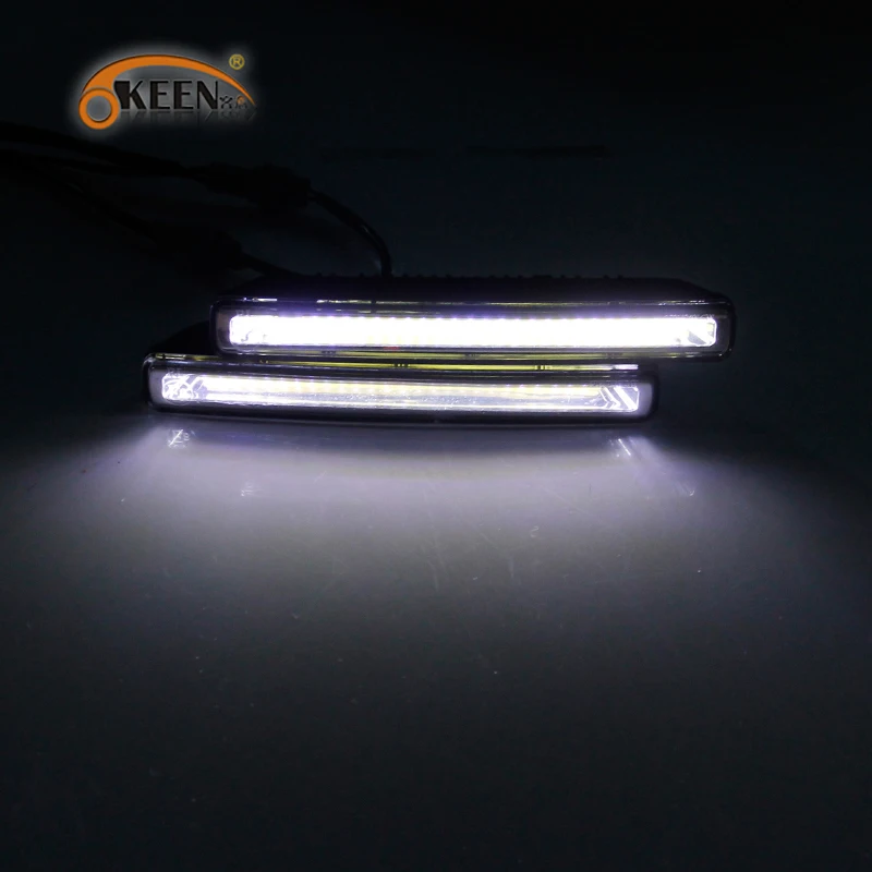 2 шт последовательных плавных Автомобильный светодиодный drl Дневной светильник DRL+ желтый указатель поворота светильник супер белый DRL Противотуманные фары автомобиля 12V