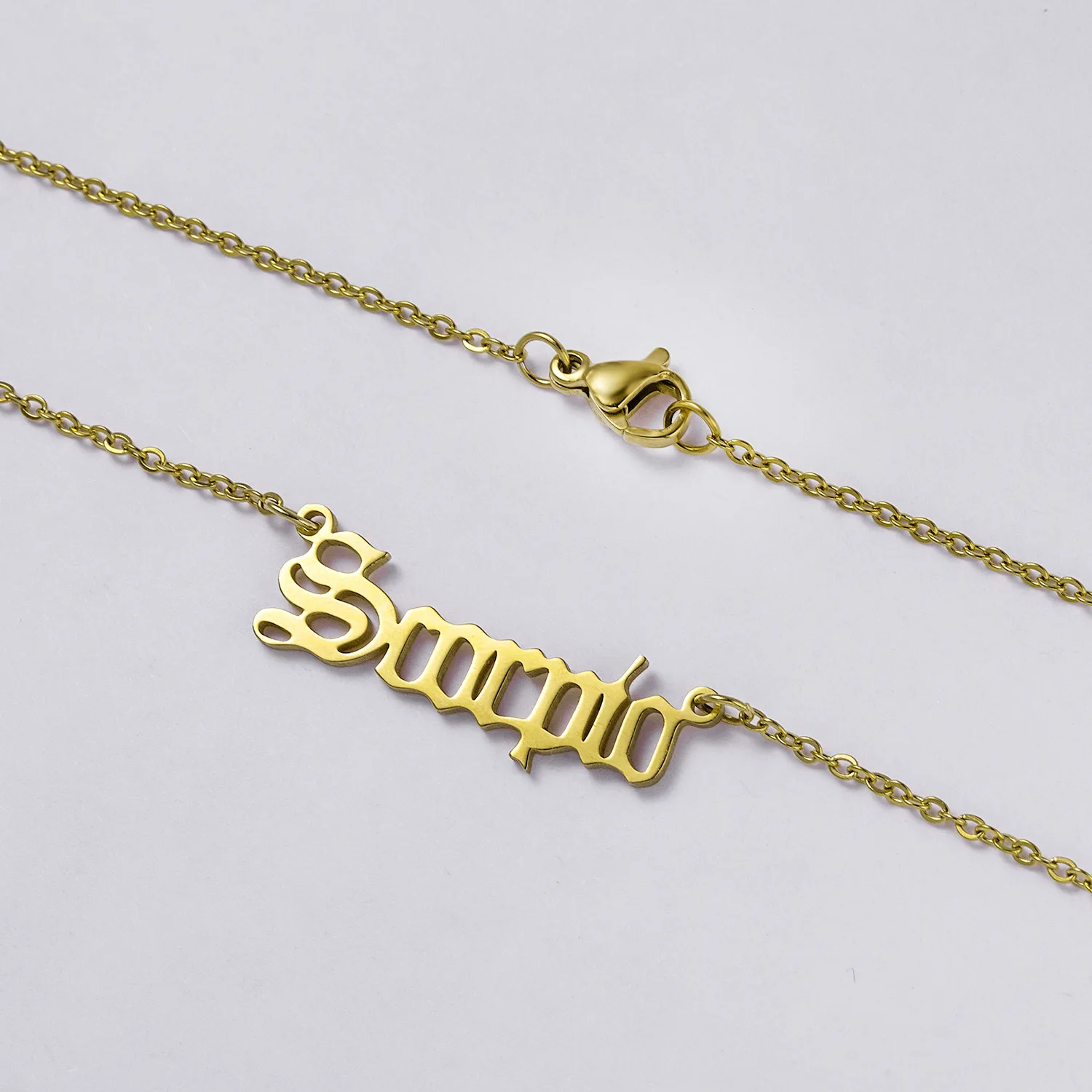 Ожерелье с подвеской в виде 12 знаков зодиака старые английские Скорпион Овен