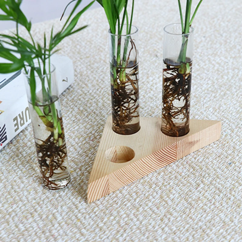 Ваза для цветов стеклянные трубки прозрачный стеклянный цветочный горшок с