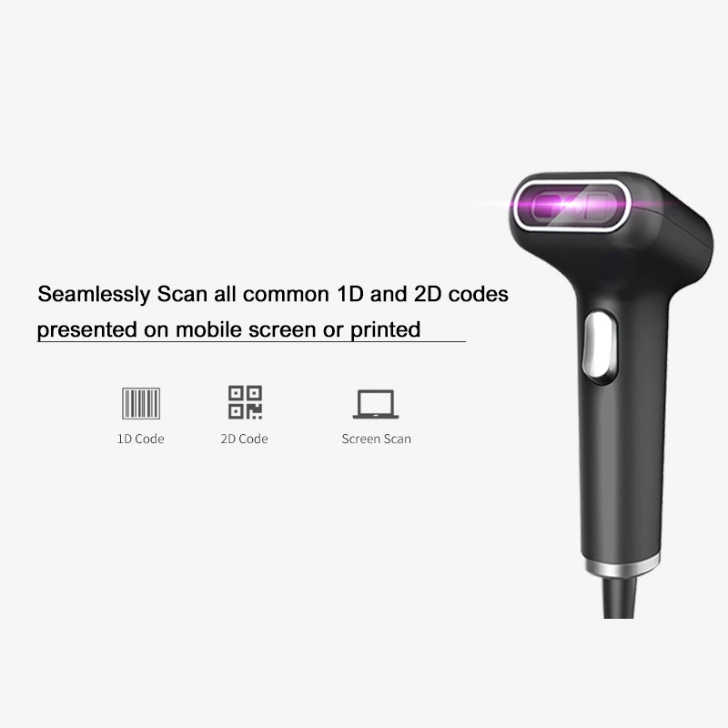 Супер быстрый высокое качество QR/1D/2D сканер штрих-кода M26 для розничной торговли Pos супермаркет водительская Лицензия США