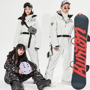 Лыжный костюм для мужчин и женщин, лыжный комбинезон, зимний уличный теплый ветрозащитный водонепроницаемый комплект из куртки и штанов, костюмы для сноуборда
