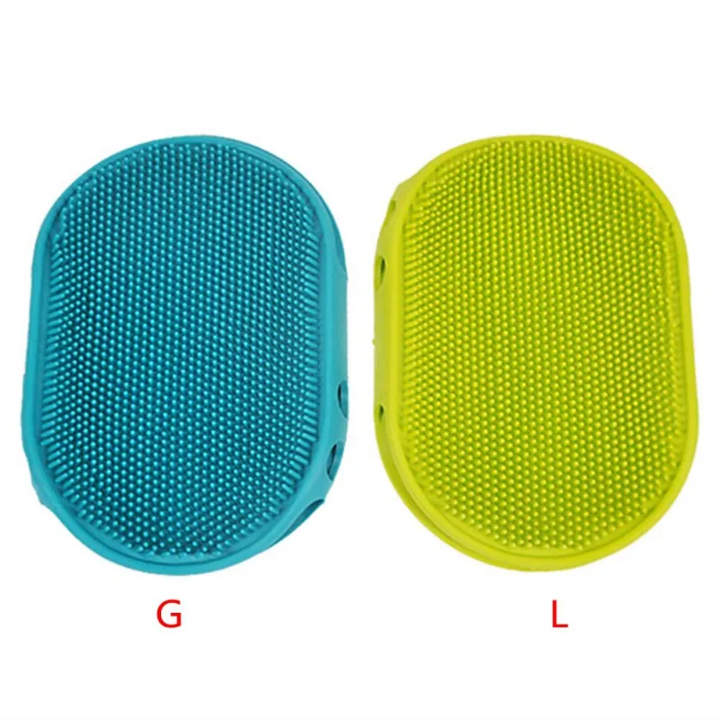 

Pet Dog Cat Bath Brush Comb Rubber Dogs Deshedding Hair Gloves Pet Grooming Massaging Massage Cleaning Brush Pet Products #
