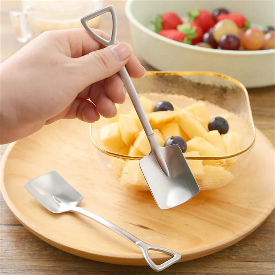 Ложка для чая кофе сахара из нержавеющей стали|Ложки| |