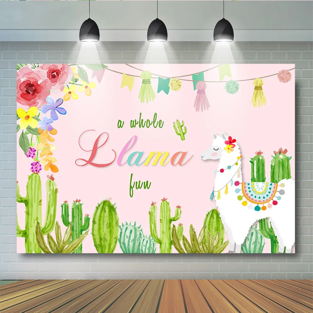 Кактус Мексиканская Baby Shower фон с изображением Кита для маленьких вечерние