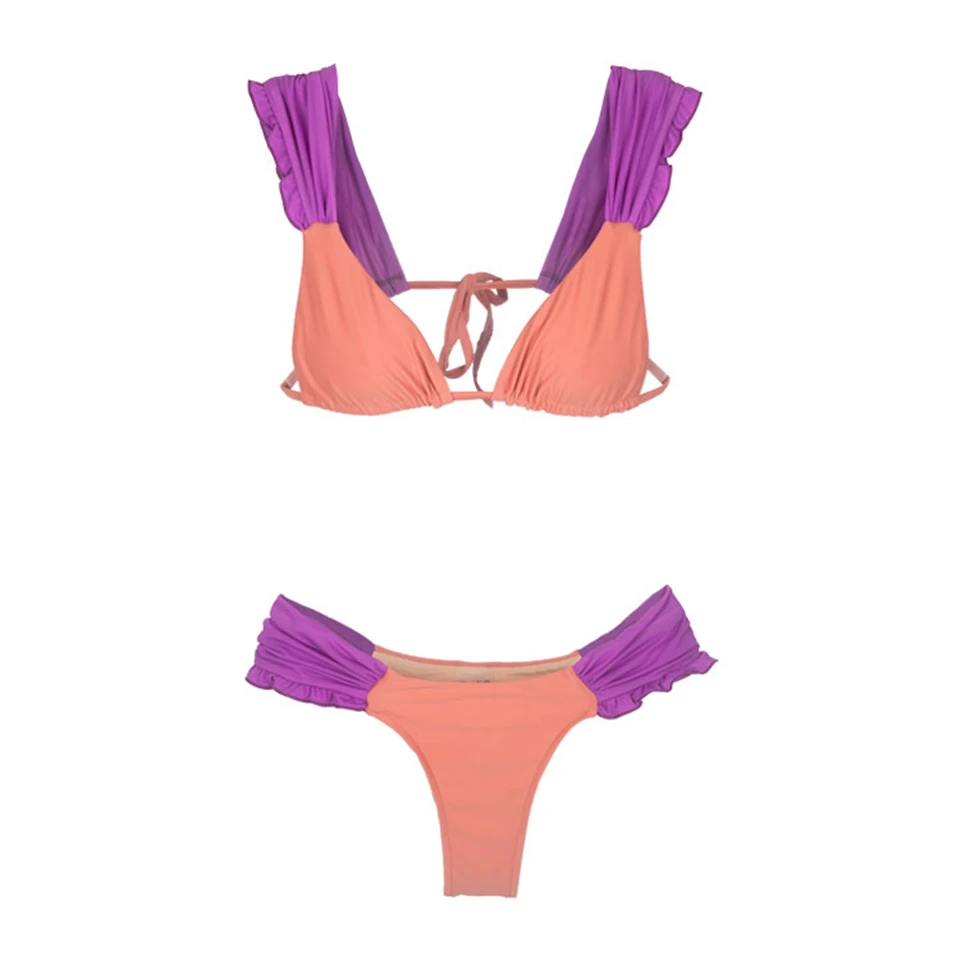 

Sexy Bikini Set Hot Stamp Sport Swimwear Popular Womens Beachwear Push-Up Padded Swimsuit Bodysuit Exquisite Bather Swimwear