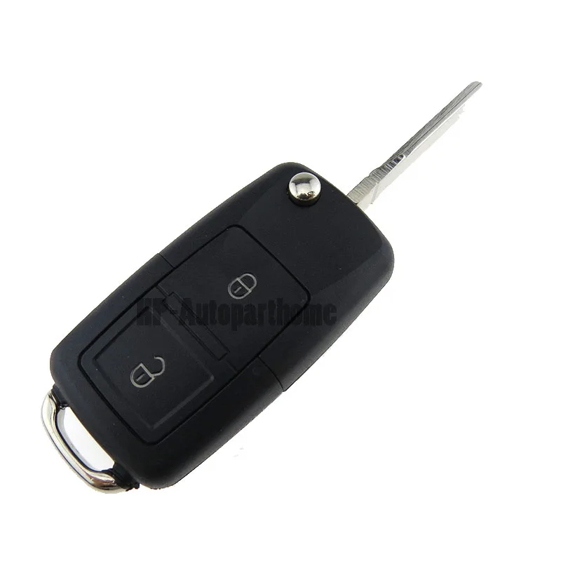 2 BTN флип корпус автомобильного ключа дистанционного управления для Volkswagen VWJetta Golf