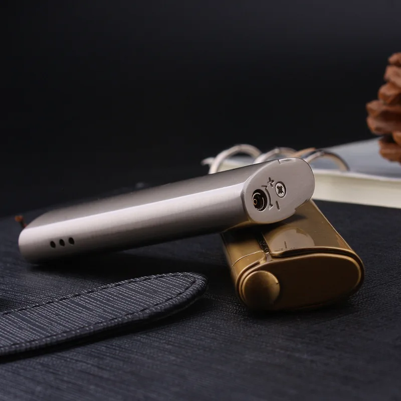 Газовый легкие металлические зажигалки курительных принадлежностей фонарь