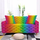 Стрейч чехлы для диванов эластичные 1234 местный чехол для дивана чехол Красочные анти-скольжения протектор мебели для Гостиная