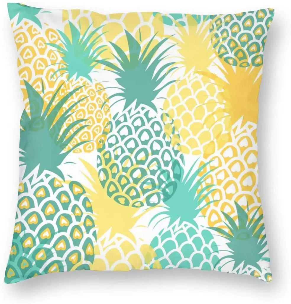 

Watercolor pineapple hug pillowcase hug pillowcase home decoration summer tropical fruit sofa bed pillowcase