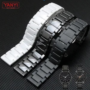 ceramic watchband 22mm for ar1507 ar1508 ar1509 watch band for samsung galaxy watch s3 gear 46mm huawei watch bracelet straps free global shipping