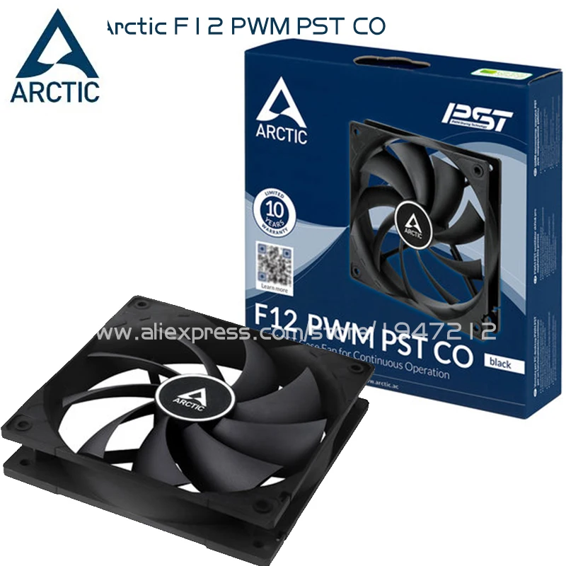 

Кулер для ЦП Arctic F12 PWM PST Co бесшумный, 12 см, 120 мм