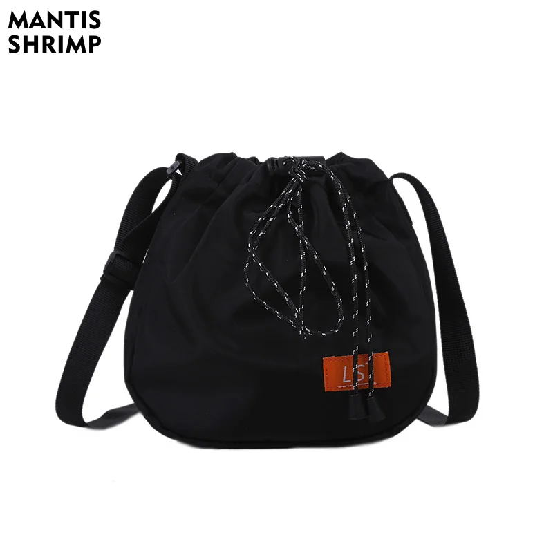 

Роскошные женские сумки через плечо, женские сумки, дизайнерские сумки-мессенджеры, нейлоновая сумка на шнурке для девочек, однотонные сумк...