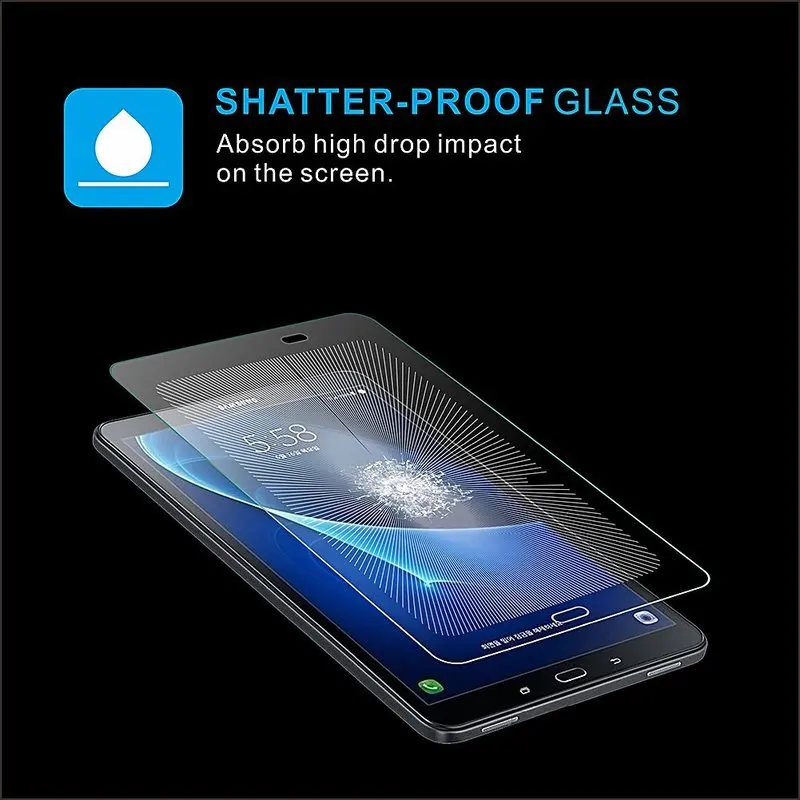

Tempered Glass For Samsung Galaxy Tab A 7.0 8.0 9.7 10.1 2016 T580 T585 A6 T280 T285 T350 T355 T550 P580 Tablet Screen Protector