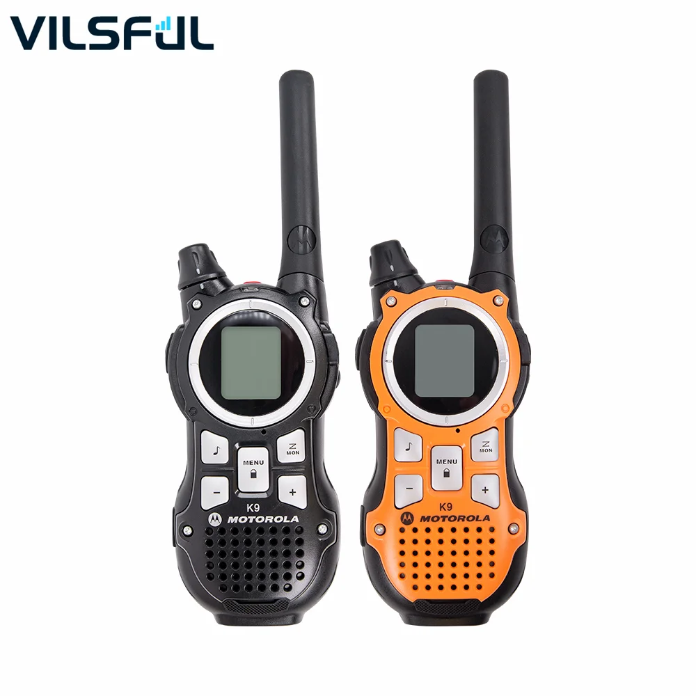 2 Packs Motorola TLKR K9 UHF Two Way Radio Handheld Walkie Talkie