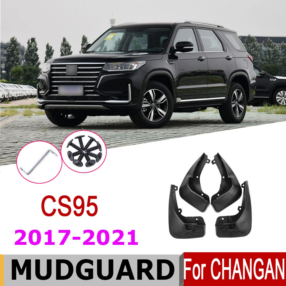 

Брызговики для Changan CS95 2021-2017, передние и задние щитки от грязи, брызговики, аксессуары для автомобиля 2020 2019 2018
