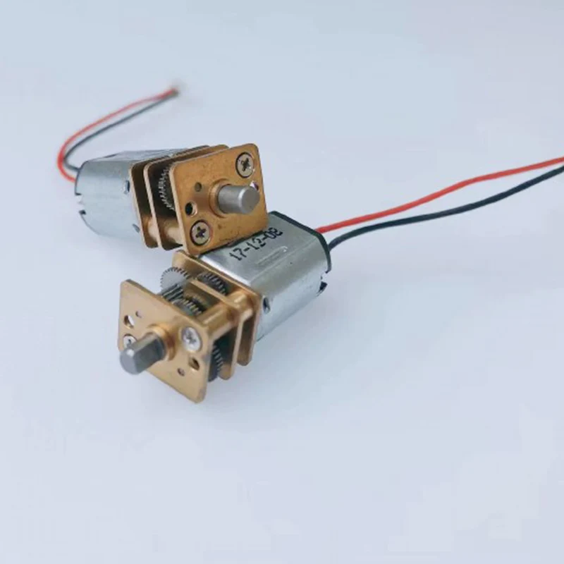 Миниатюрный редукторный двигатель N20 постоянного тока 3В 6В 5В 55об/мин медленная