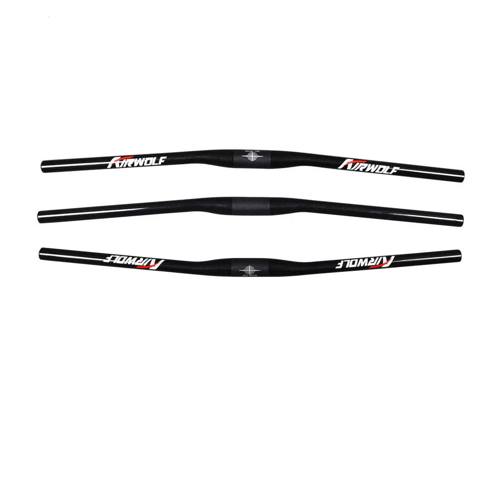 Руль карбоновый для горного велосипеда Ariwolf 3K 580/600/620/640/660/680/700 мм|carbon handlebar mtb|handlebar