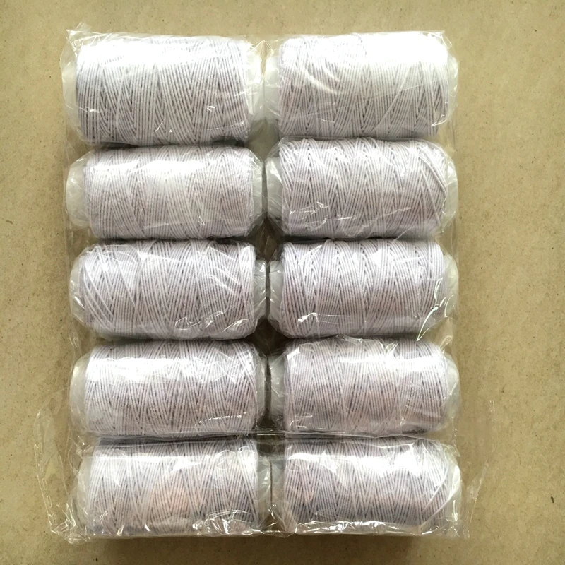 Оптовая продажа черный эластичный телефон 10 рулонов/набор набор ниток для