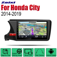 for honda city 20142019 accessories car android gps navigation multimedia player system hd ips screen radio dsp stereo 2din