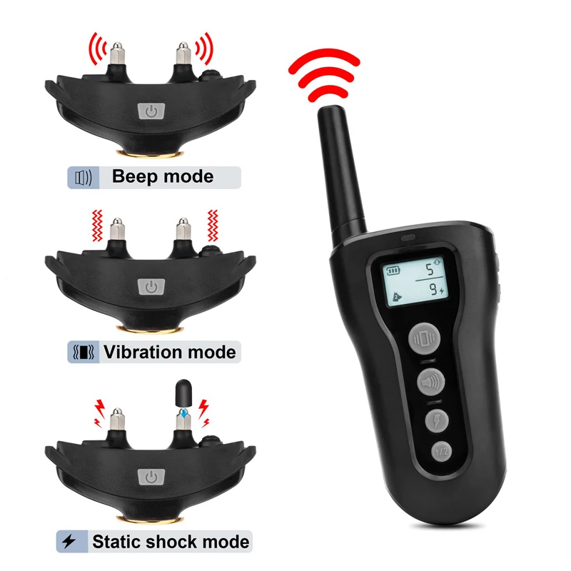 Тренировочный ошейник для собак водонепроницаемый с дистанционным управлением