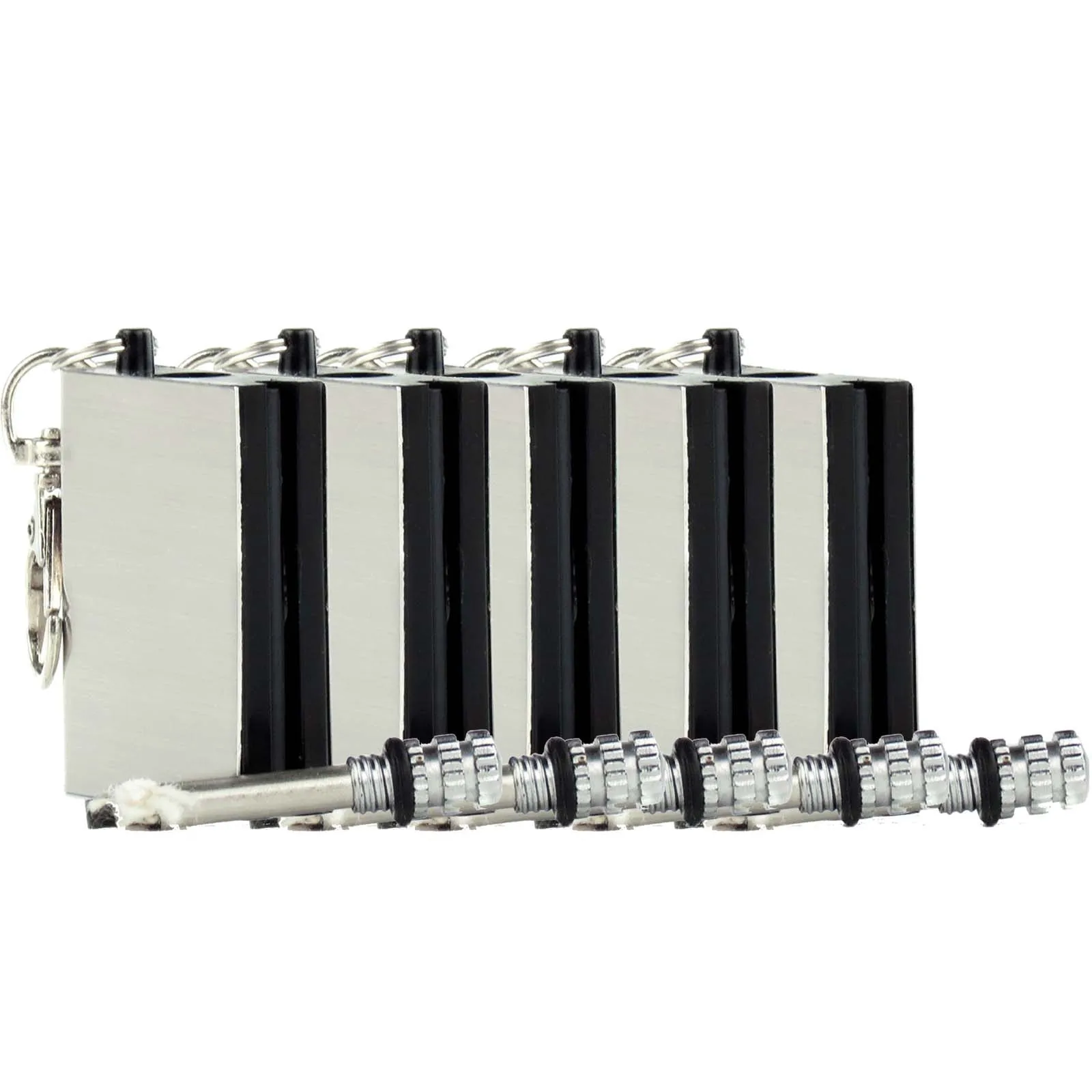 Модная Перманентная зажигалка 1/2/3/5/10 шт. серебристая уличная водонепроницаемая