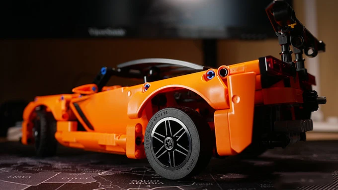 Technic Chevrolet Corvette ZR1 2 Модель автомобиля совместима с Iegoset 42093 строительные блоки