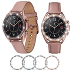 Чехол металлический для Samsung Galaxy Watch 3 41 мм, защитная рамка для бампера, Стайлинг со стразами, кольцо для Galaxy Watch 3 41, ремешок
